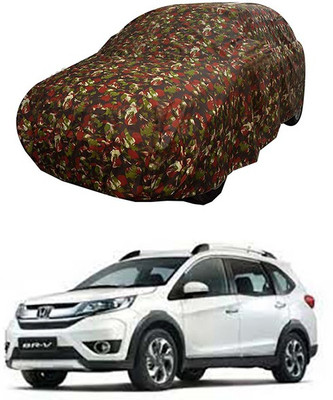 QualityBeast Car Cover For Honda BRV (Without Mirror Pockets)(Multicolor)
