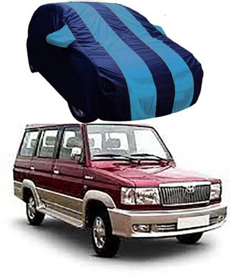 RAIN SPOOF Car Cover For Toyota Qualis (With Mirror Pockets)(Blue)