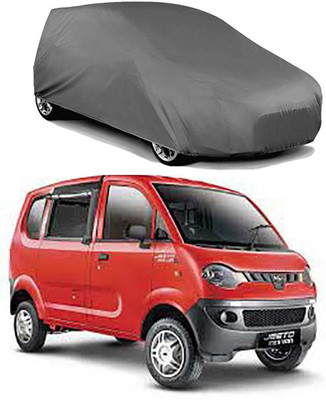 QualityBeast Car Cover For Mahindra Jeeto (Without Mirror Pockets)(Grey)