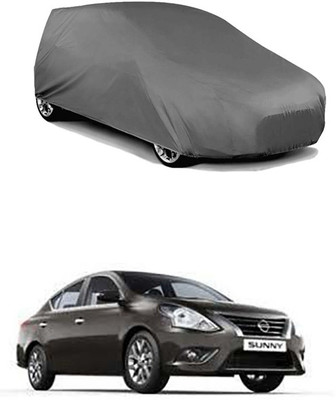 QualityBeast Car Cover For Nissan Sunny (Without Mirror Pockets)(Grey)
