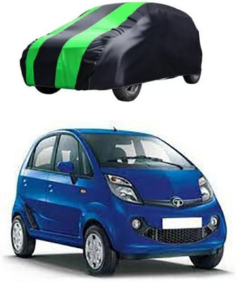 RAIN SPOOF Car Cover For Tata Nano (Without Mirror Pockets)(Green, Black)