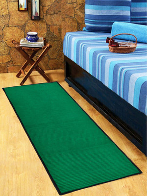 KUBER INDUSTRIES Green Rubber Runner(2 ft,  X 5 ft, Rectangle)