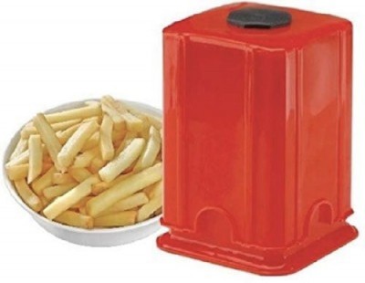 Fulkiza by FULKIZA Potato Chipser Plastic French Fries Cutter, Red Vegetable & Fruit Grater & Slicer(pack of 1)