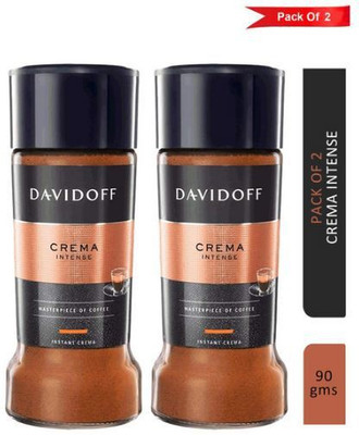 Davidoff Cafe Crema 90g x 2 Bottles pack - Instant Coffee Instant Coffee(2 x 90 g)
