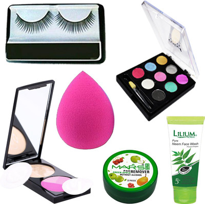 LILIUM Face Wash, Eye Shadow, Compact Combo, Pack of 6, (GC1368)(6 Items in the set)