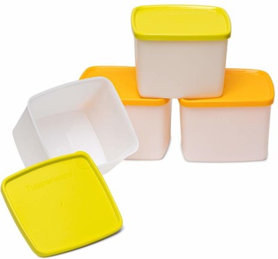 TUPPERWARE Plastic Utility Container  - 450 ml(Pack of 4, Yellow, White)