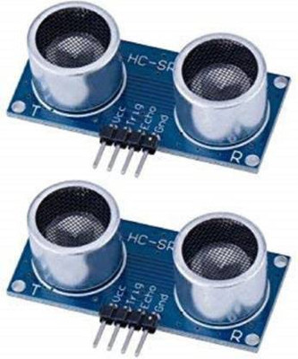 Stookin 2 Pcs Ultrasonic Sensor Module HC-SR-04 (Pack of 2) Sound Recorder and Sound Circuit Electronic Hobby Kit Power Supply Electronic Hobby Kit
