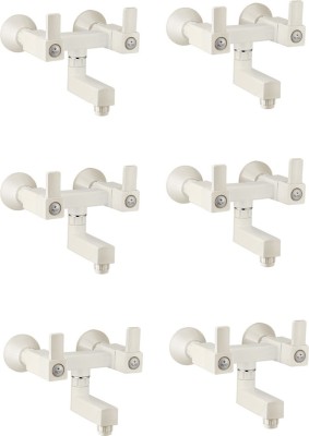 PEARL EDGE WALL MIXER ( Non - Telephonic) set of 6 pic Mixer Faucet(Wall Mount Installation Type)