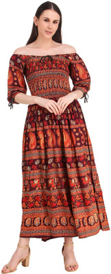 Aawari Flared/A-line Gown(Multicolor)