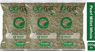Goshudh Premium Quality Bajra Sabut (Pearl Millet Whole Grain)-500gm Pearl Millet(1.5 kg, Pack of 3)