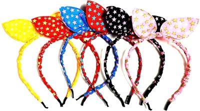 JASSIJASS RABBIT EARS Design HAIRBANDS FOR GIRLS AND WOMEN Head Band(Multicolor)