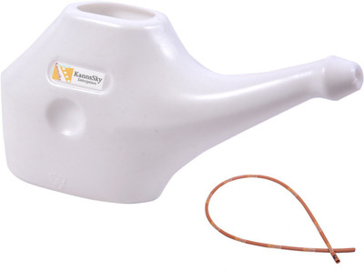 KannsSky Plastic White Neti Pot(150 ml)