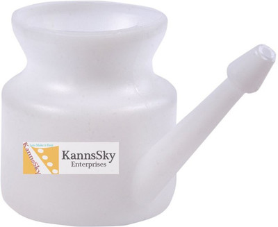 KannsSky Plastic White Neti Pot(500 ml)