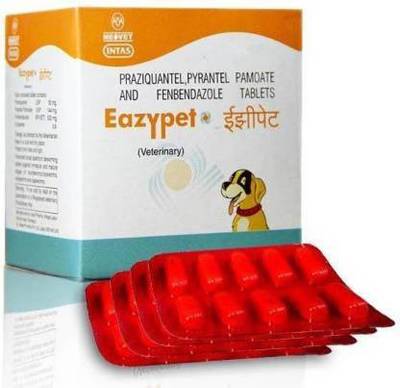 INTAS EAZYPET TABLET 1*10 Pet Dewormer  (Dogs)