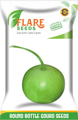FLARE SEEDS ROUND BOTTLE GOURD - GOL GHIYA Seed(50 per packet)
