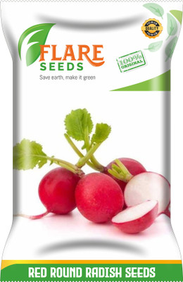 FLARE SEEDS RED ROUND RADISH Seed(100 per packet)