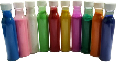 THAKURJI POSHAK Pack of 10 Rangoli Powder(Multicolor)