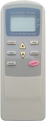 LipiWorld 41 AC Remote Compatible for  VOLTAS AC Remote Controller(Gray)
