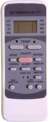 LipiWorld 12-2 AC Remote Compatible for  VOLTAS AC Remote Controller(White)