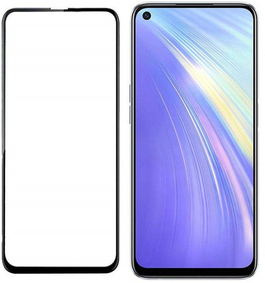 LIKEDESIGN Edge To Edge Tempered Glass for LG K61(Pack of 1)