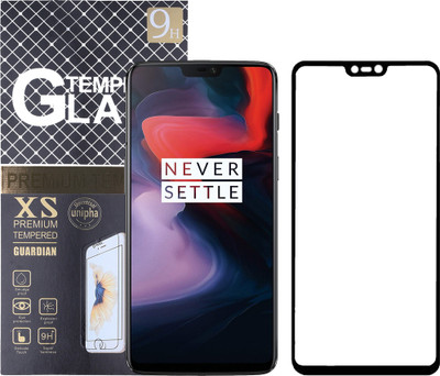 ambera Edge To Edge Tempered Glass for OnePlus 6(Pack of 2)