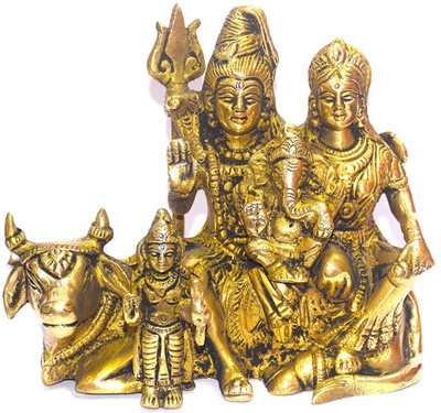 RUDRA DIVINE Decorative Showpiece  -  13 cm(Brass, Gold)