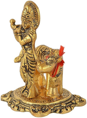 VALUE CRAFTS Decorative Showpiece  -  9.8 cm(Aluminium, Gold)