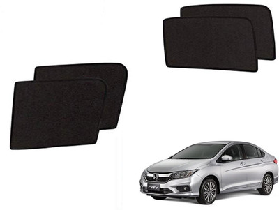 AUTO PEARL Side Window Sun Shade For Honda New City(Black)
