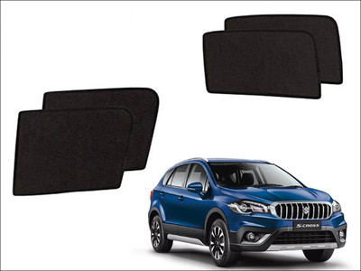 Auto Kite Side Window Sun Shade For Maruti Suzuki S-Cross(Black)