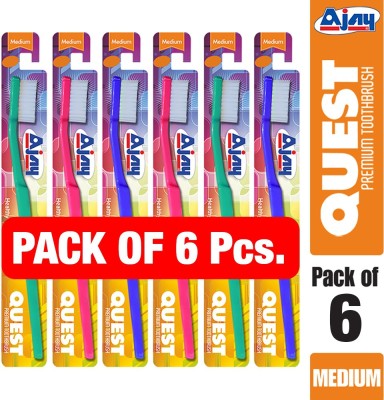 Ajay TB 101 Medium Medium Toothbrush(Pack of 6)