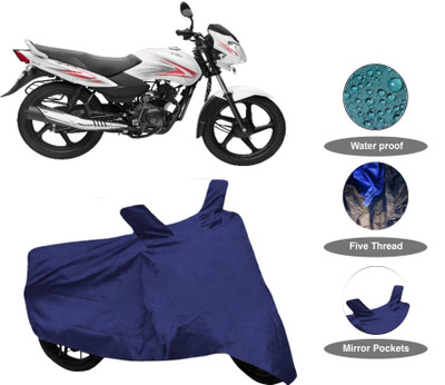 THE REAL ARV Waterproof Two Wheeler Cover for TVS(Sport, Blue)
