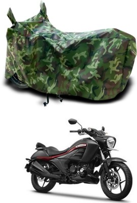 SEBONGO Two Wheeler Cover for Suzuki(Intruder, Green)