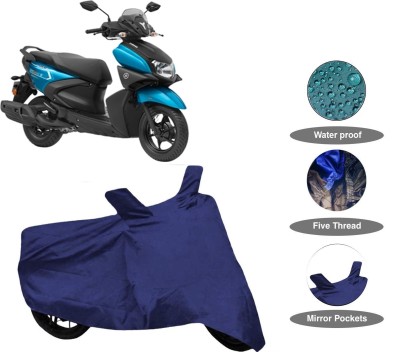 Pu-Crazy Waterproof Two Wheeler Cover for Yamaha(Ray, Blue)