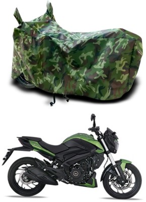 SEBONGO Waterproof Two Wheeler Cover for Bajaj(Dominar, Green)