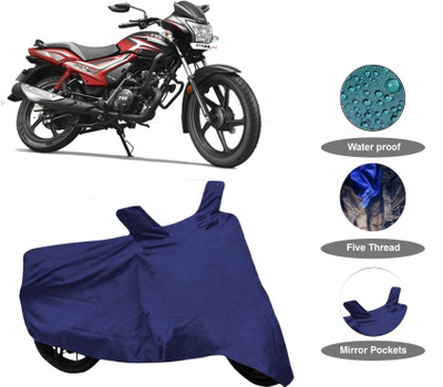 MBIX Waterproof Two Wheeler Cover for TVS(Star City Plus, Blue)