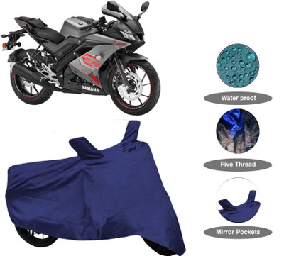 WMIZXEXA Two Wheeler Cover for Yamaha(R15, Blue)
