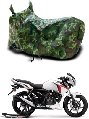 MMSSTAR Waterproof Two Wheeler Cover for TVS(Apache RTR 160 4V, Green)