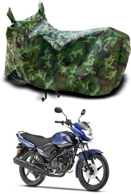 SEBONGO Two Wheeler Cover for Yamaha(Saluto, Green)