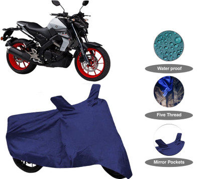 MBIX Waterproof Two Wheeler Cover for Yamaha(MT 15, Blue)