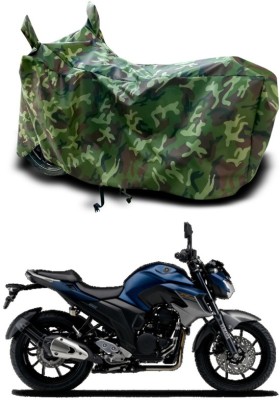 THE REAL ARV Two Wheeler Cover for Yamaha(FZ S V3.0 FI, Green)