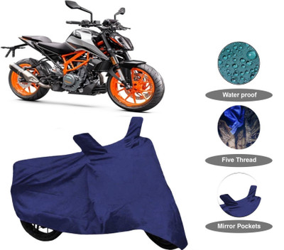 THE REAL ARV Waterproof Two Wheeler Cover for KTM(Duke 200, Blue)
