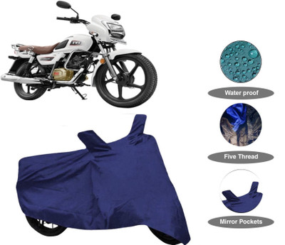 AutoGalaxy Waterproof Two Wheeler Cover for TVS(Radeon, Blue)