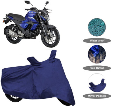 WMIZXEXA Two Wheeler Cover for Yamaha(FZ1, Blue)