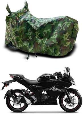 SEBOMGO Waterproof Two Wheeler Cover for Suzuki(Gixxer SF, Multicolor)