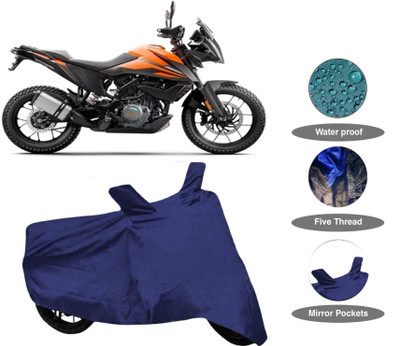 Pu-Crazy Waterproof Two Wheeler Cover for KTM(1050 Adventure, Blue)