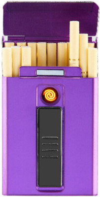 Greyfire USB Rechargeable Slim Cigarettes Case Cigarette Lighter