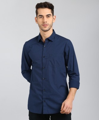 Allen Solly Men Printed Casual Blue Shirt