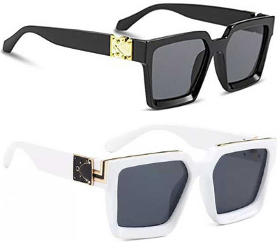Aantic Wayfarer Sunglasses(For Men, Grey)