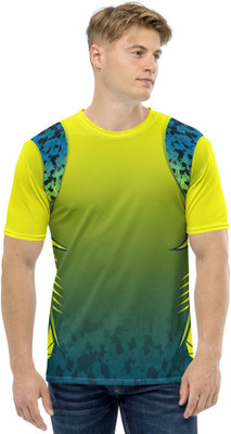 JJ TEES Printed Men Round Neck Multicolor T-Shirt