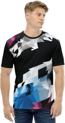 JJ TEES Printed Men Round Neck Multicolor T-Shirt